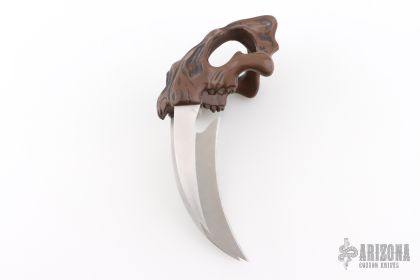 UC1228 Sabertooth Skull Dagger - Arizona Custom Knives