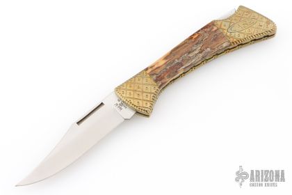 65158 SS Mako Lockback - Wild Horse Custom - Arizona Custom Knives