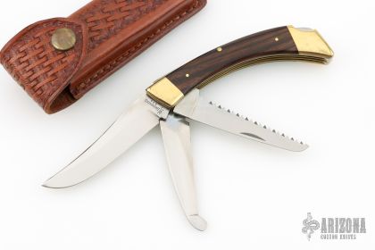 3318F3 Big Game Hunter 3-Blade Trapper - Arizona Custom Knives
