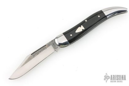 Coolidge Jack - Black Linen Micarta - Arizona Custom Knives