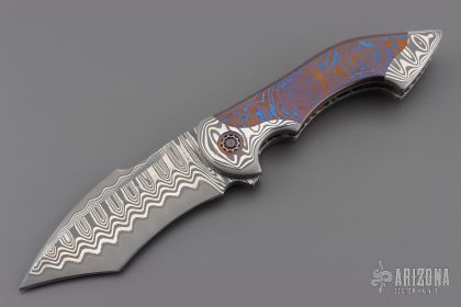King Battle Flipper - Blade Show 2019 - 1of1 - Arizona Custom Knives