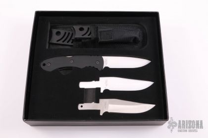Stone River Ceramic Folding Knife & Tactical Flashlight Gift Set SRG21GS -  Blade HQ