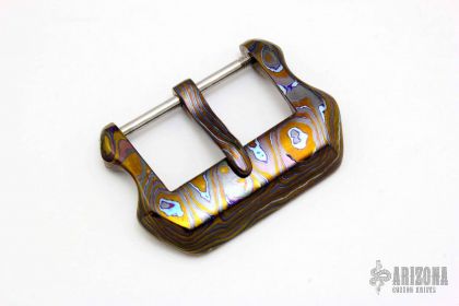 24mm Timascus Watch Buckle with Matching Tongue