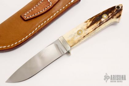 Seizo Imai SI-22 LOVELESS Stiff Horn, VG-10 Damascus Blade, Genuine