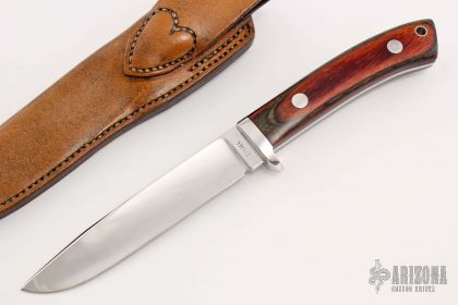 The Sojourner - Drop Point Camp Knife  Hand Forged Knives and Handmade  Specialty Items