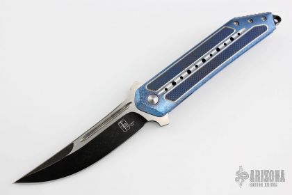 Sun Tzu Kwaiken - DLC Black and Blue - Arizona Custom Knives