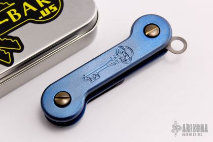 その他 KeyBar Half Carved Titanium EngraverHand Edition 2.0 Aluminum KeyBar - KeyBar