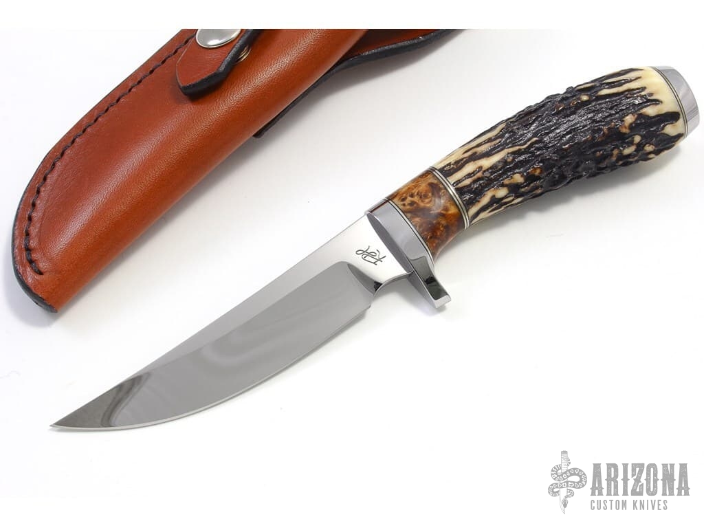 Stag Trailing Point by Rob Hudson Knives | Arizona Custom Knives