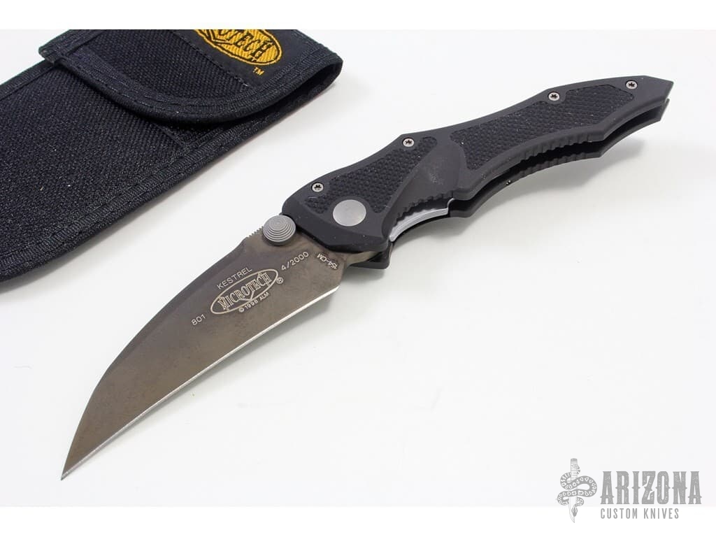 Kestrel Black Manual #801 by Microtech Knives - Arizona Custom Knives