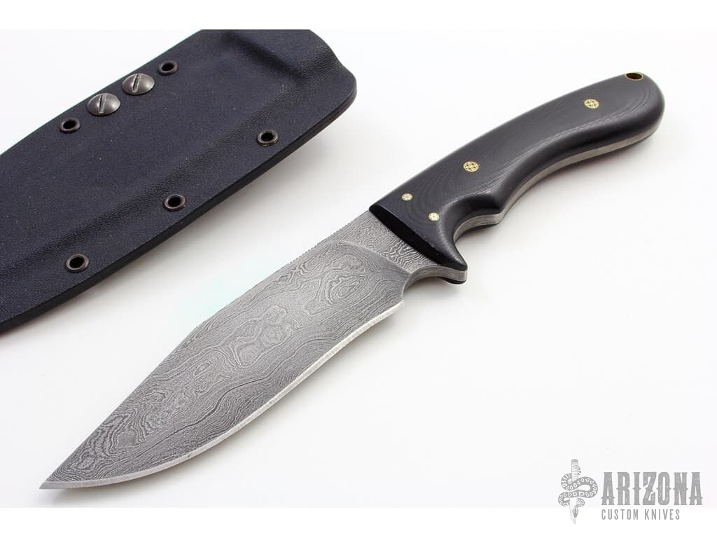 Damascus Fixed Blade Arizona Custom Knives