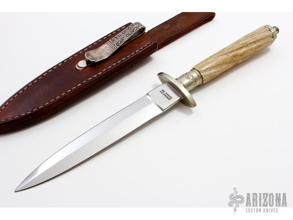 Spiral Handled Dagger by Peter Bromley Knives - Arizona Custom Knives