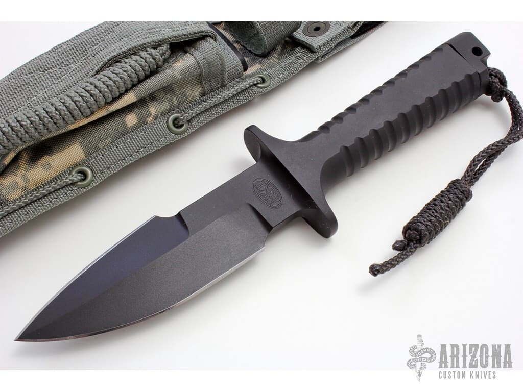5 Inch Dagger, Black  Arizona Custom Knives