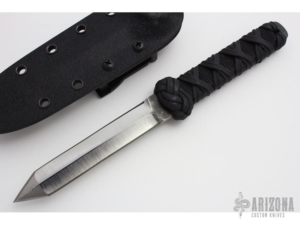 Japanese Cord Wrapped Dagger - Arizona Custom Knives