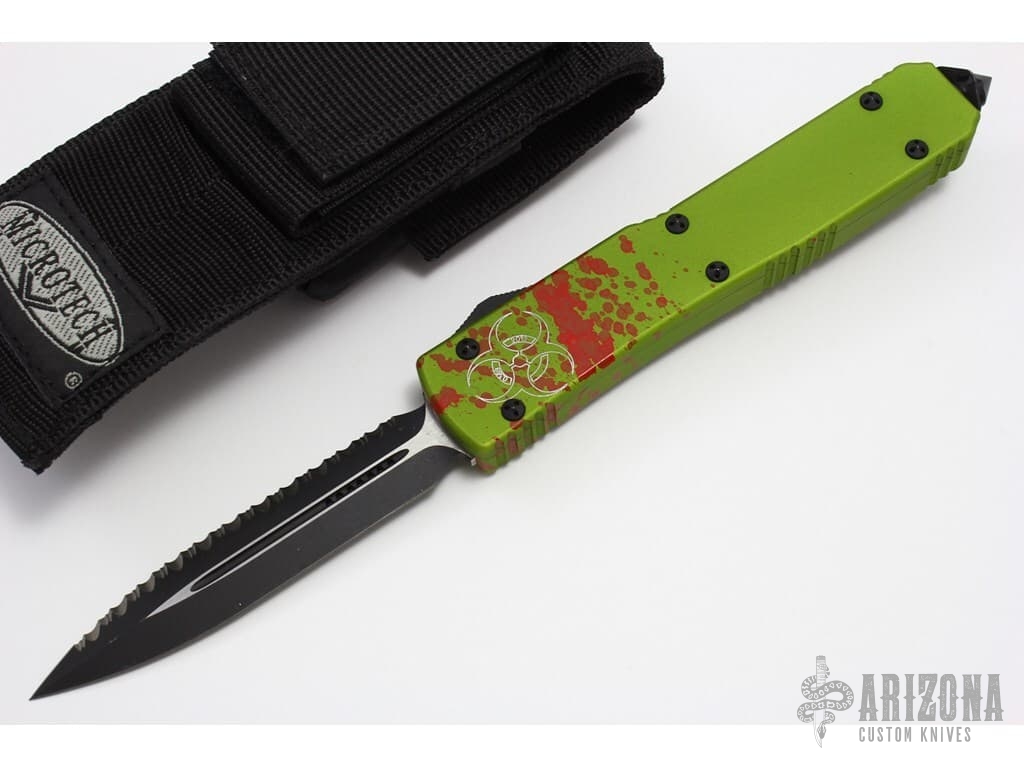 ●3-DEEP 122-3Z Zombie Tech D/E Black Full Serrated #0369 2012 - Arizona