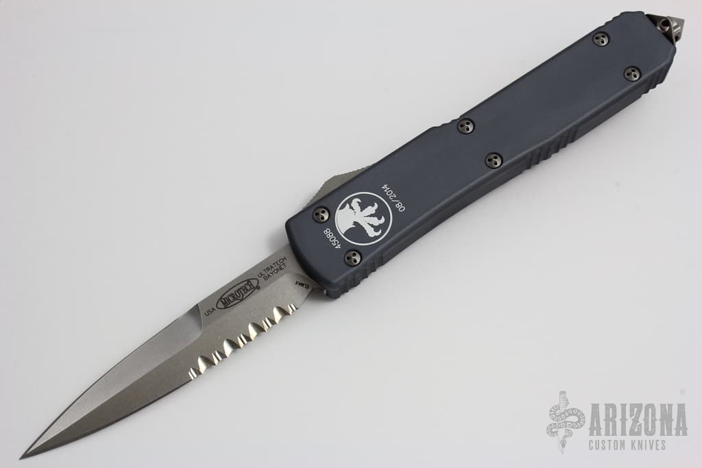 120-11GY Ultratech - Bayonet Grind Stonewash Serrated - Arizona Custom ...