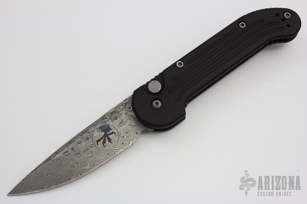 LUDT Civilian Damascus - Rose - Arizona Custom Knives