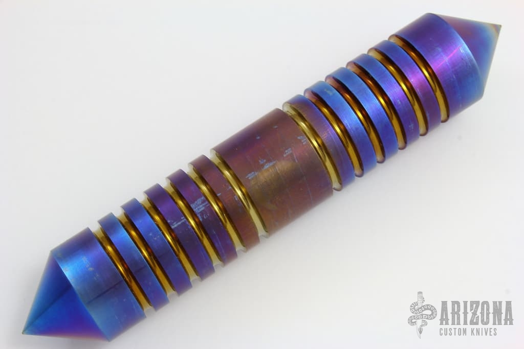 Mega Koppo Stick - Anodized Ti | Arizona Custom Knives