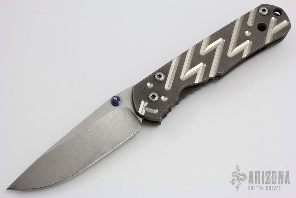 Small Sebenza Rare Zig Zag Pattern Arizona Custom Knives