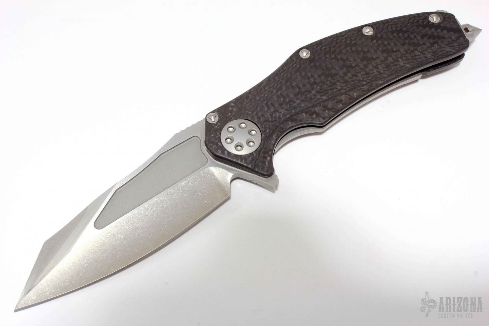 Matrix Hand Ground Tri-Tone Stonewash | Arizona Custom Knives