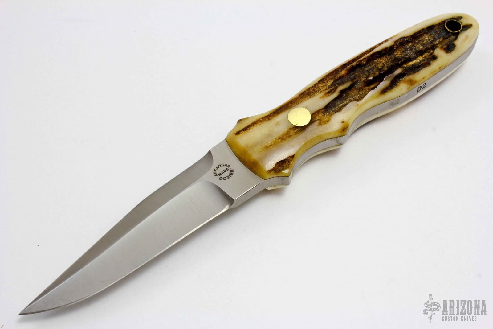 KM-6 - Arkansas Toothpick - Leather Sheath | Arizona Custom Knives