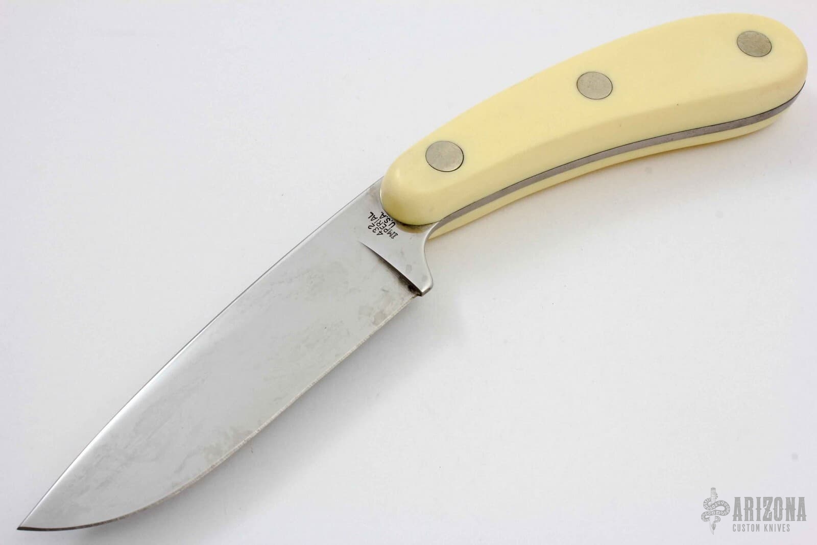 mock Rullesten Mening 432 Imperial USA Frontier Fixed Blade | Arizona Custom Knives