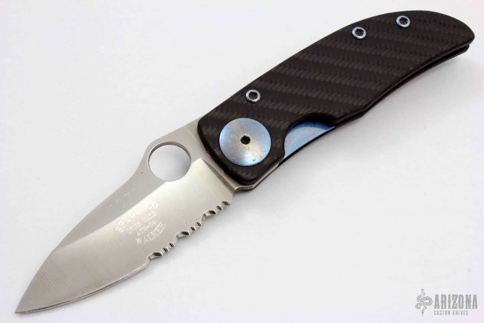C22 Walker Klotzli Swiss Spyderco - Arizona Custom Knives