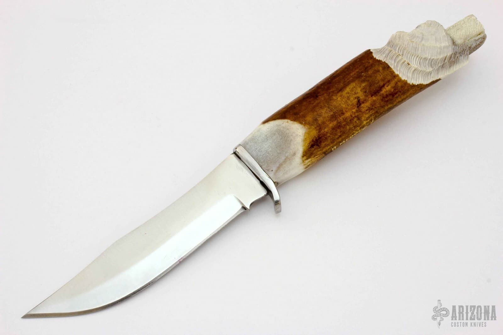 Carved Bear Hunter Arizona Custom Knives