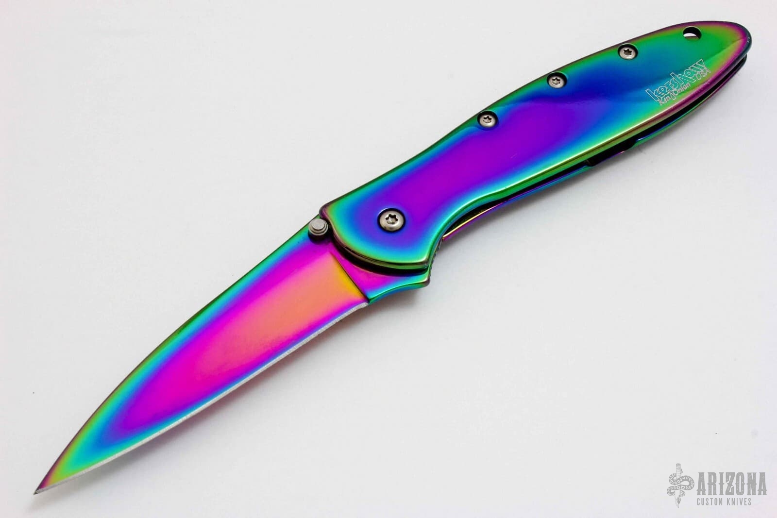 1660VIB Rainbow Leek  Arizona Custom Knives