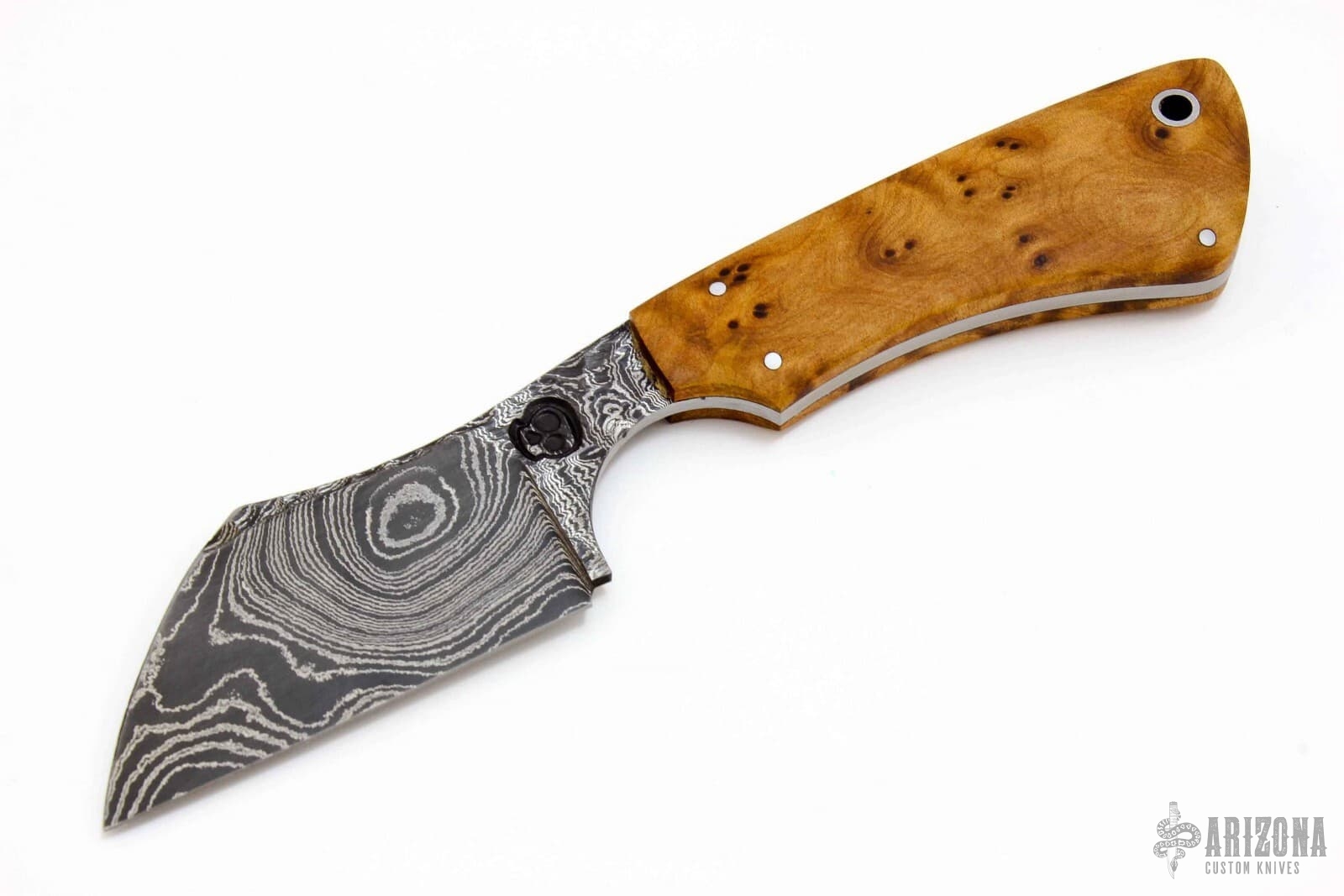 Lime Cutter Damascus Arizona Custom Knives