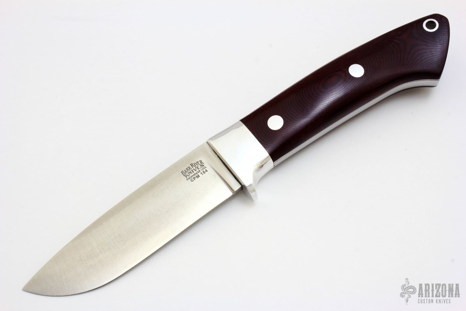 Classic Drop Point Hunter - Long Bolster | Arizona Custom Knives