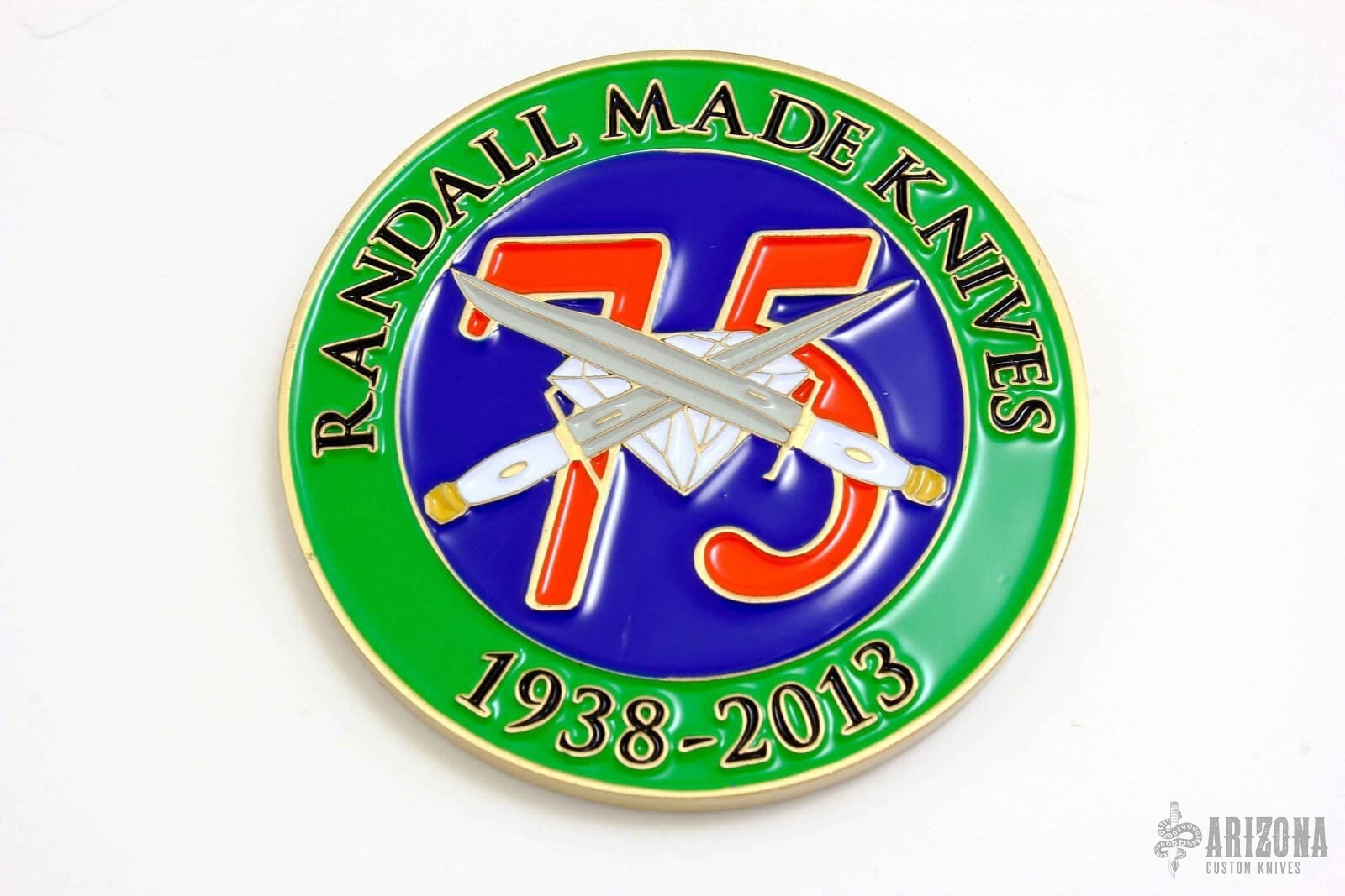 75th anniversary coin arizona custom knives