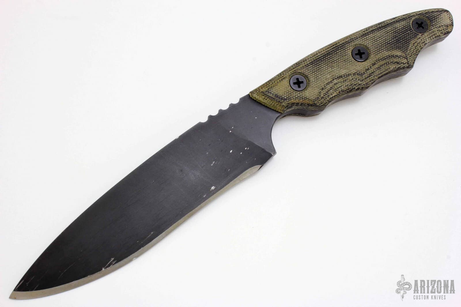 10.25 Black Hunting Tactical Knife with Sheath (Drop Point)