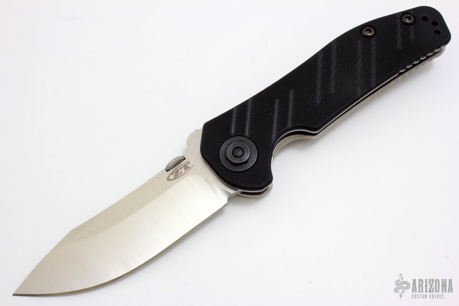 0630 Emerson Clip Point ZT Folder - Wave Removed - Arizona Custom