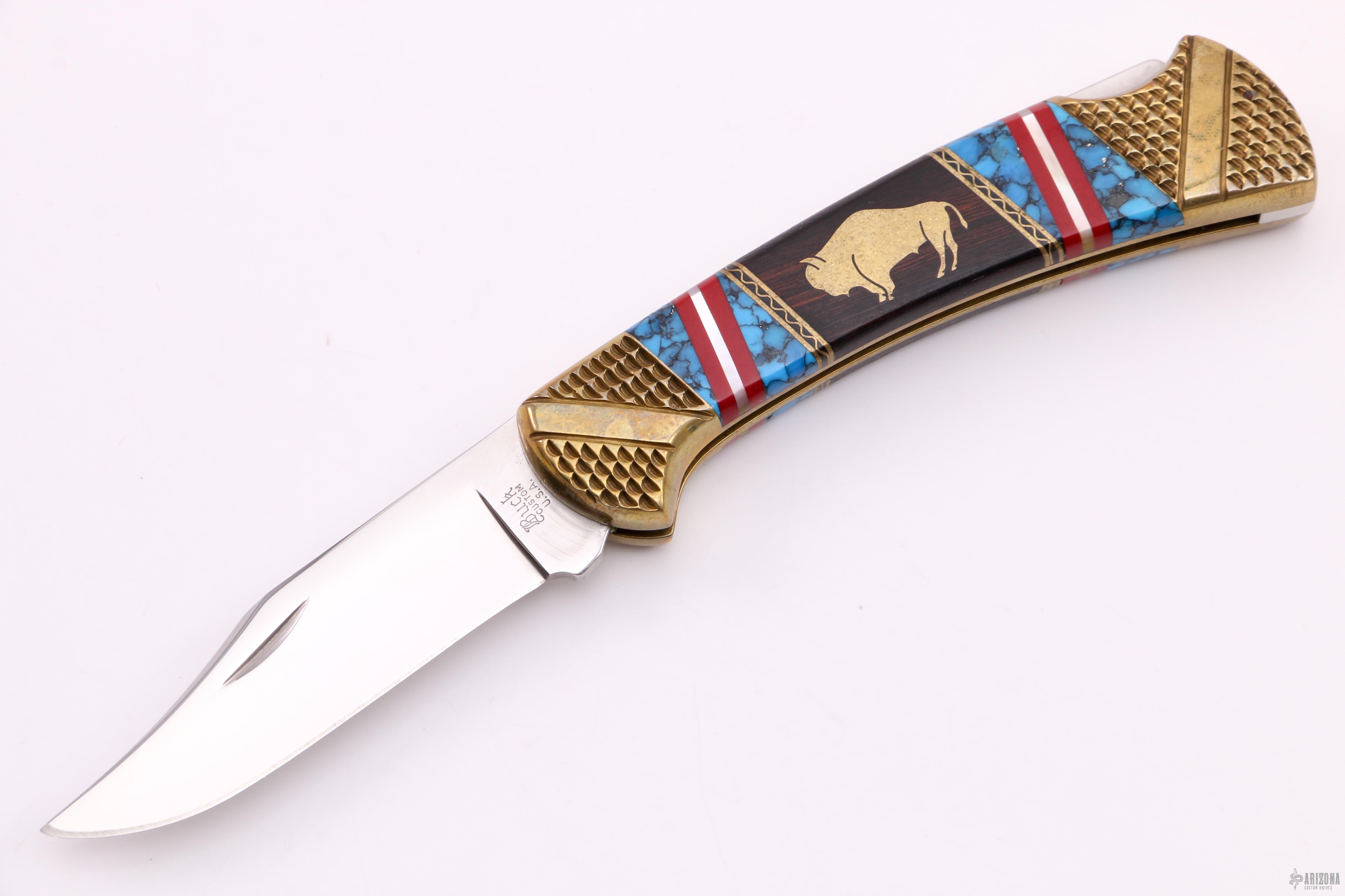 Custom Buck 112 Lockback Arizona Custom Knives