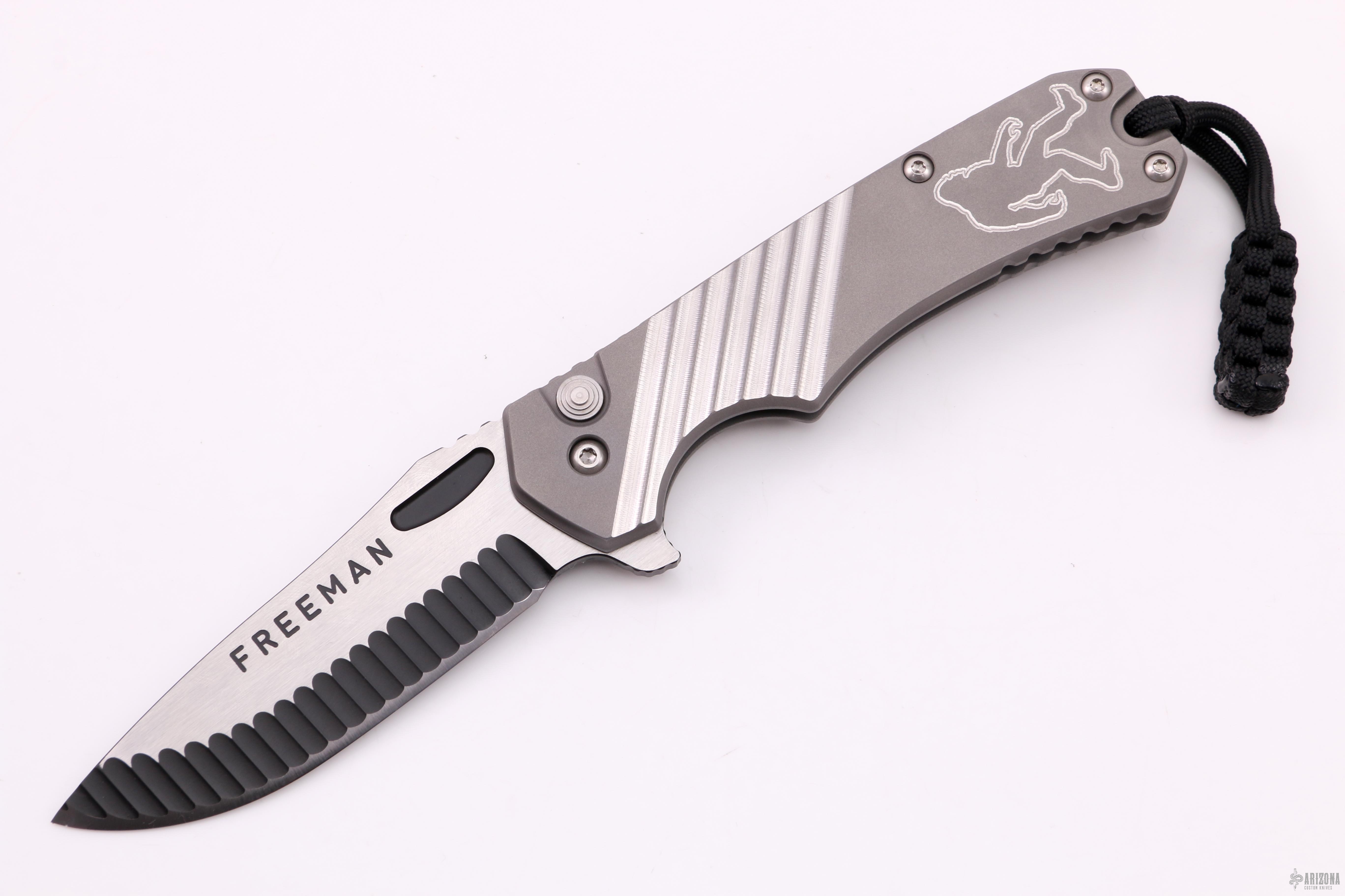 Bigfoot Buttonlock Flipper Arizona Custom Knives