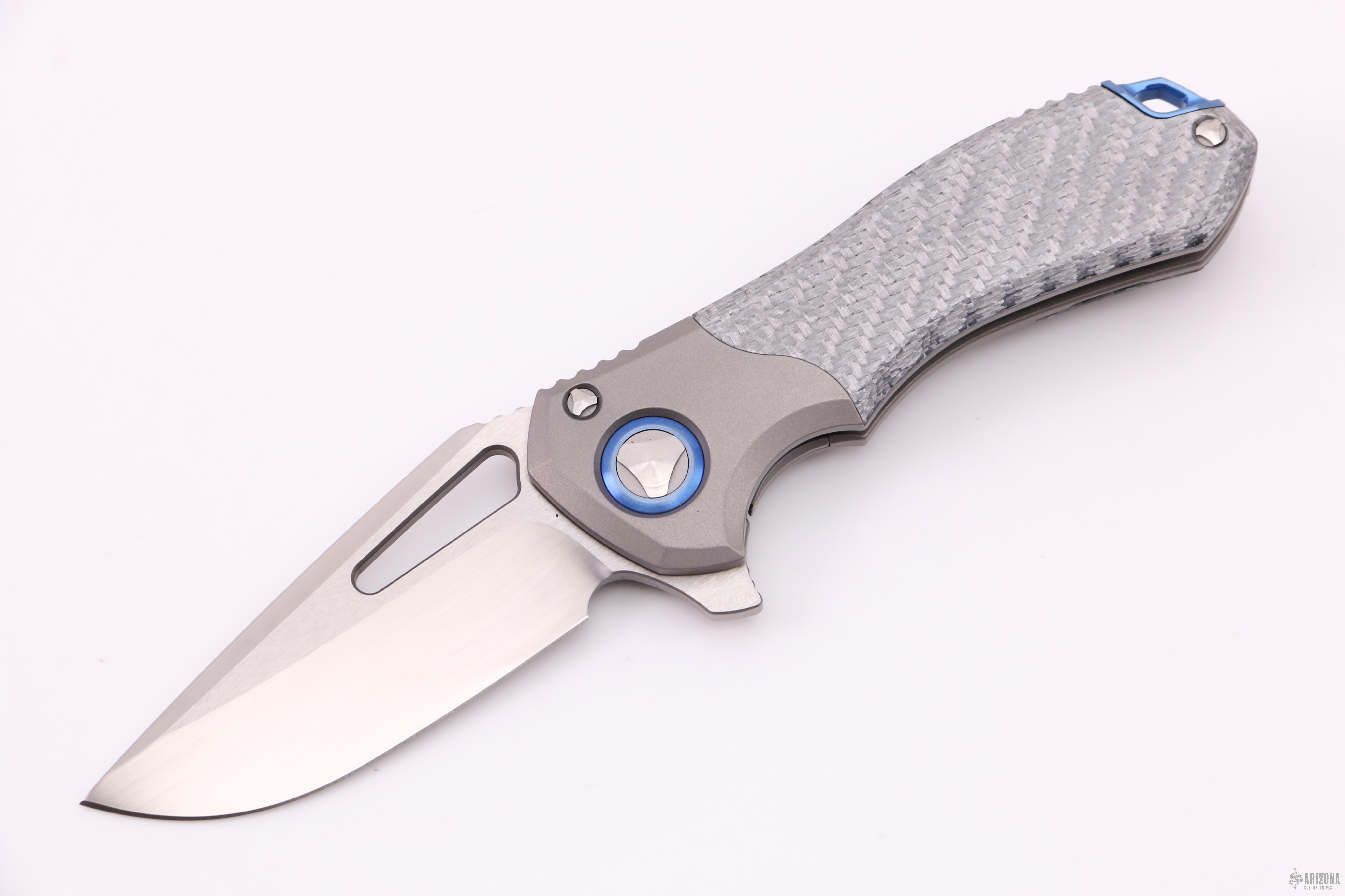 Protocol HR Satin Silver Twill Arizona Custom Knives