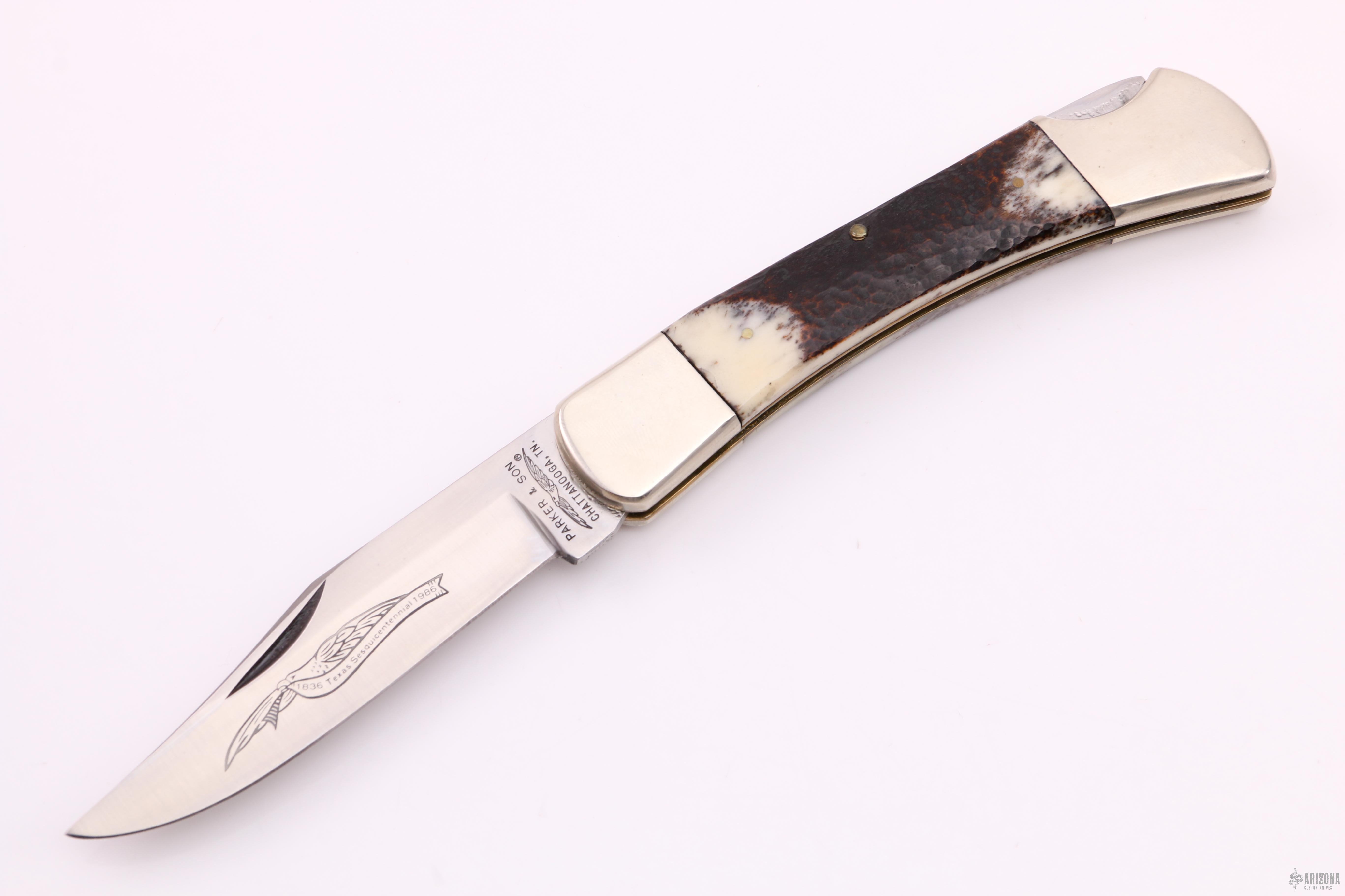 1836-1986 Texas Sesquicentennial Lockback - Arizona Custom Knives