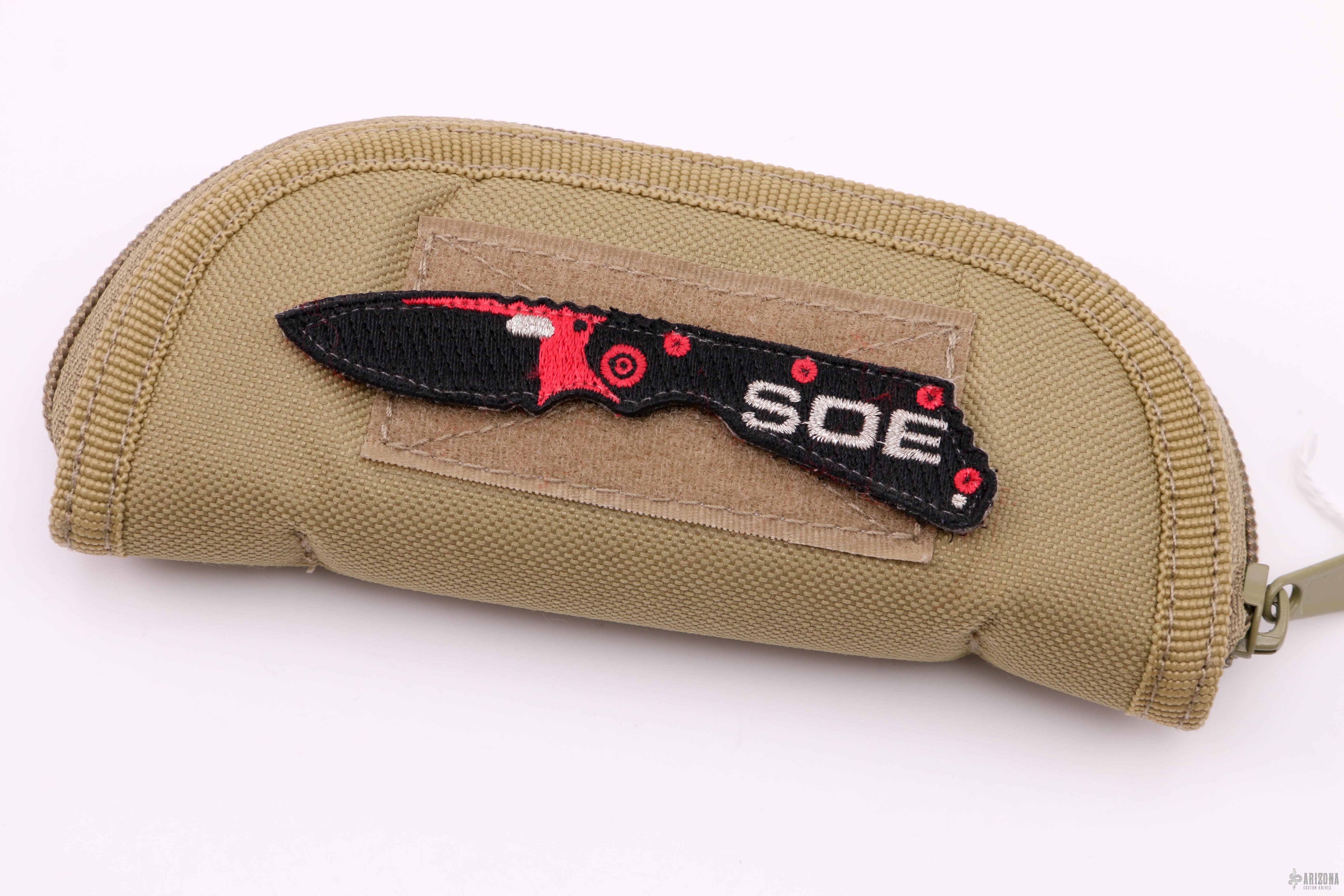 SOE/Strider Patch and Zippered Case - Arizona Custom Knives