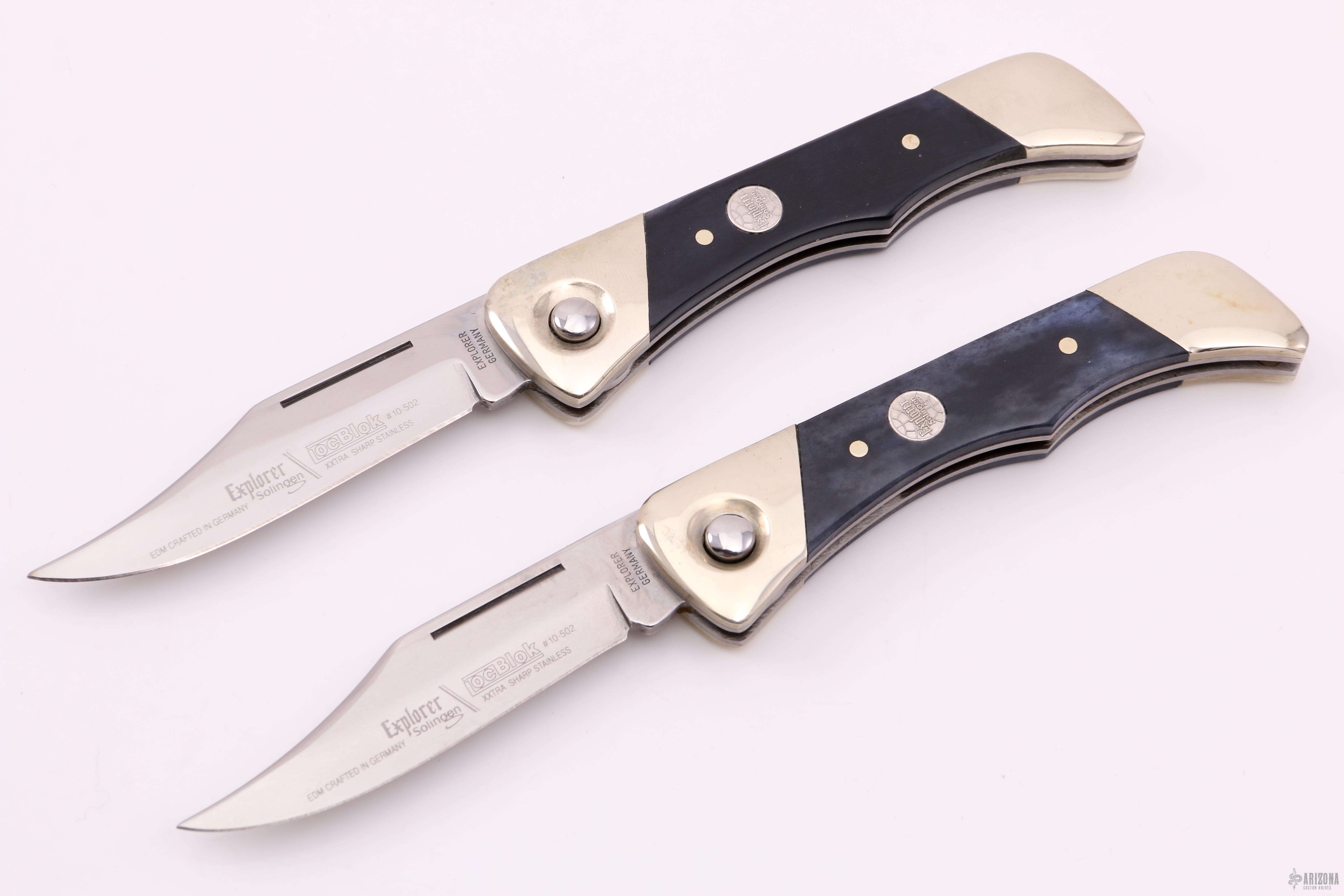 Pair of LocBlok Folders - Arizona Custom Knives