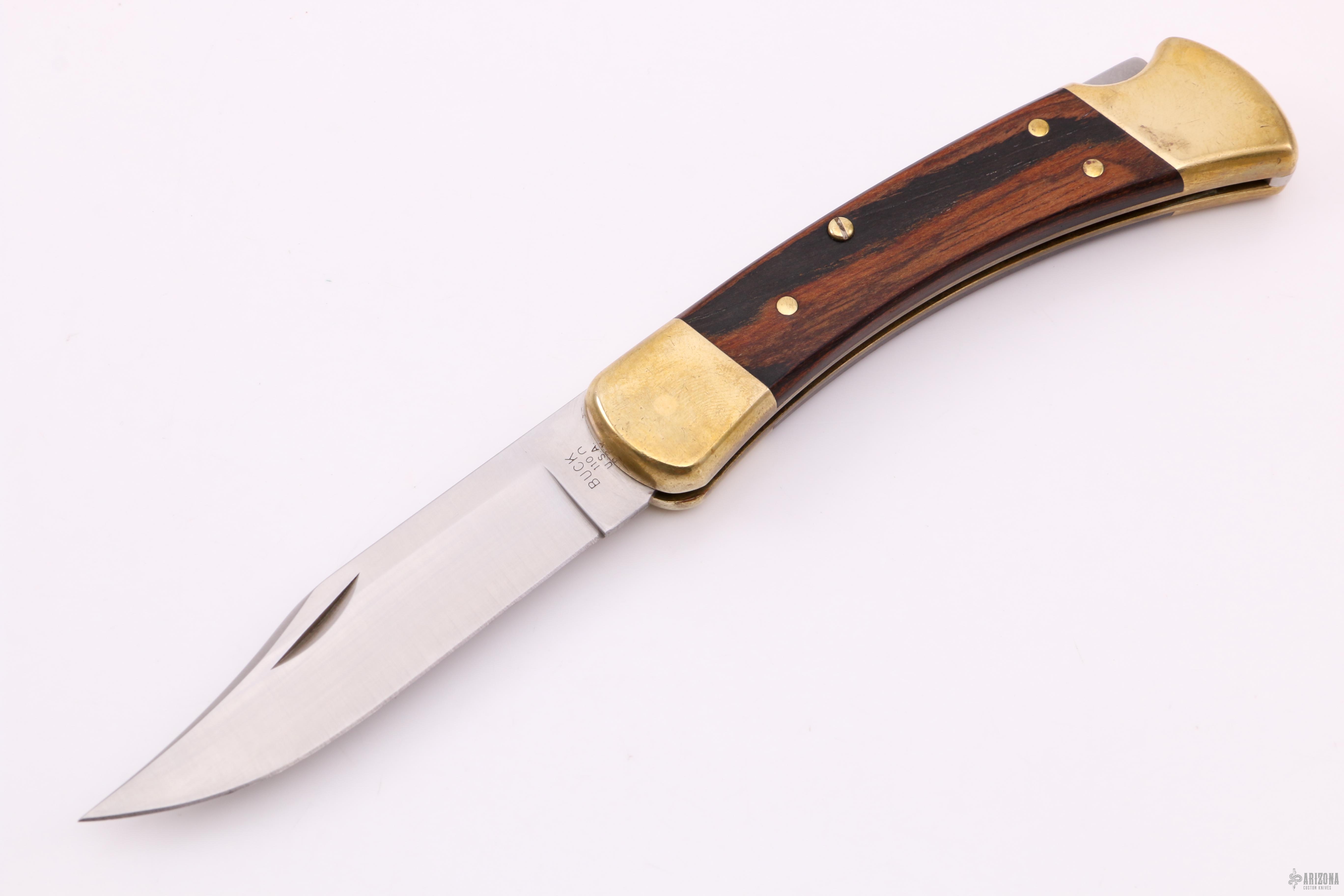 Left Handed Buck 110 Auto - Dymondwood | Arizona Custom Knives