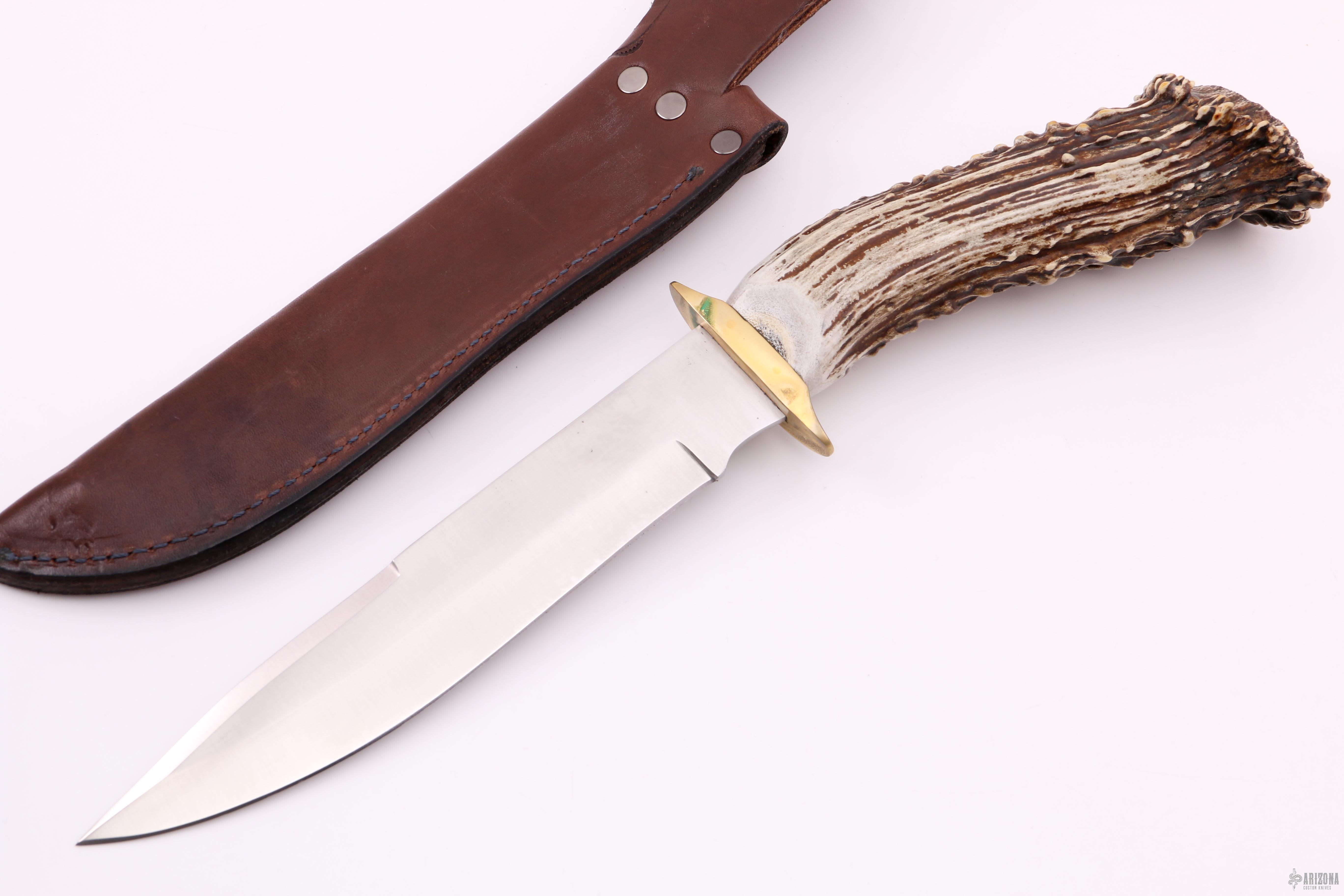Crown Stag Bowie Arizona Custom Knives