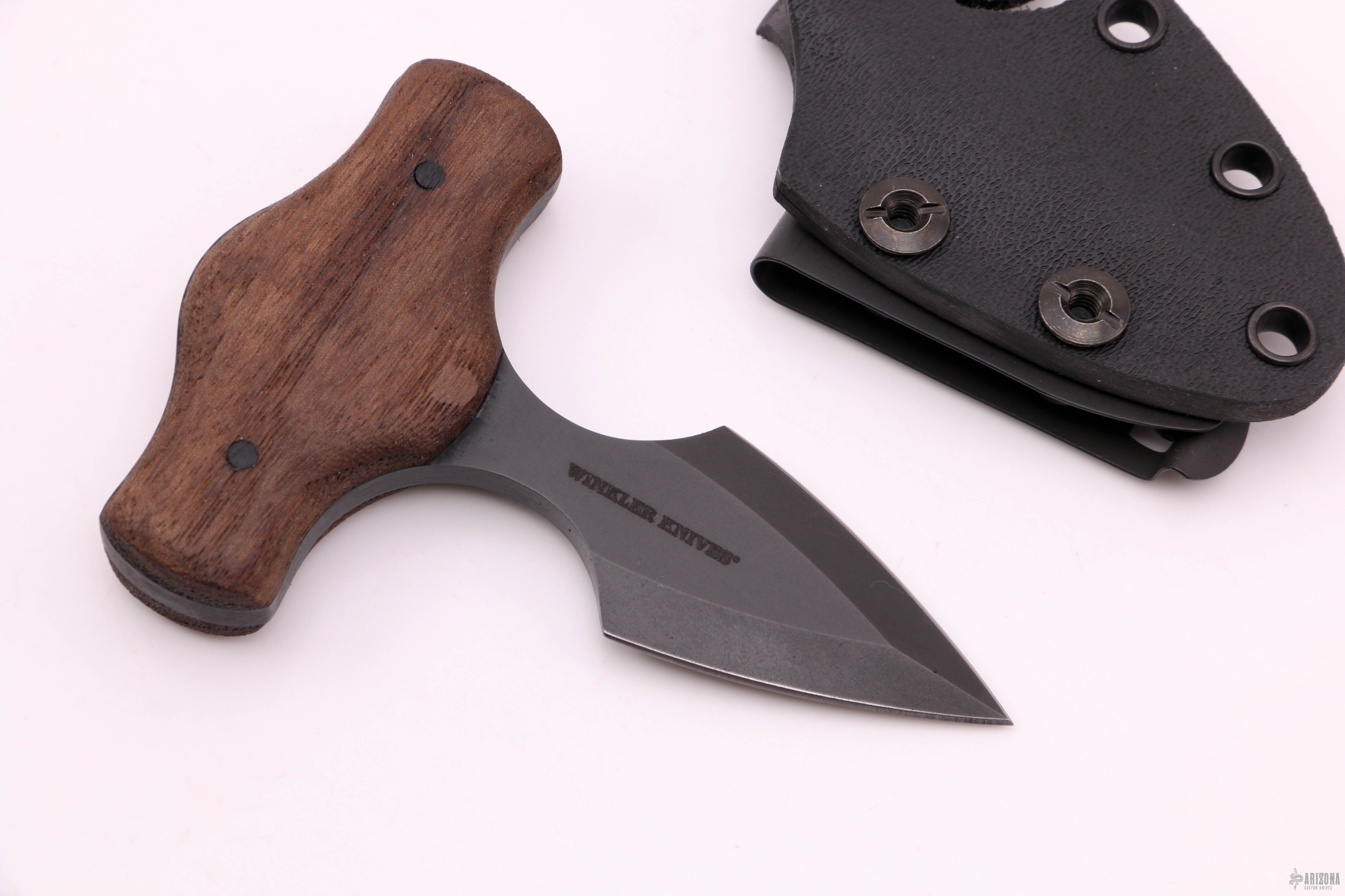 Push Dagger - Walnut - Arizona Custom Knives