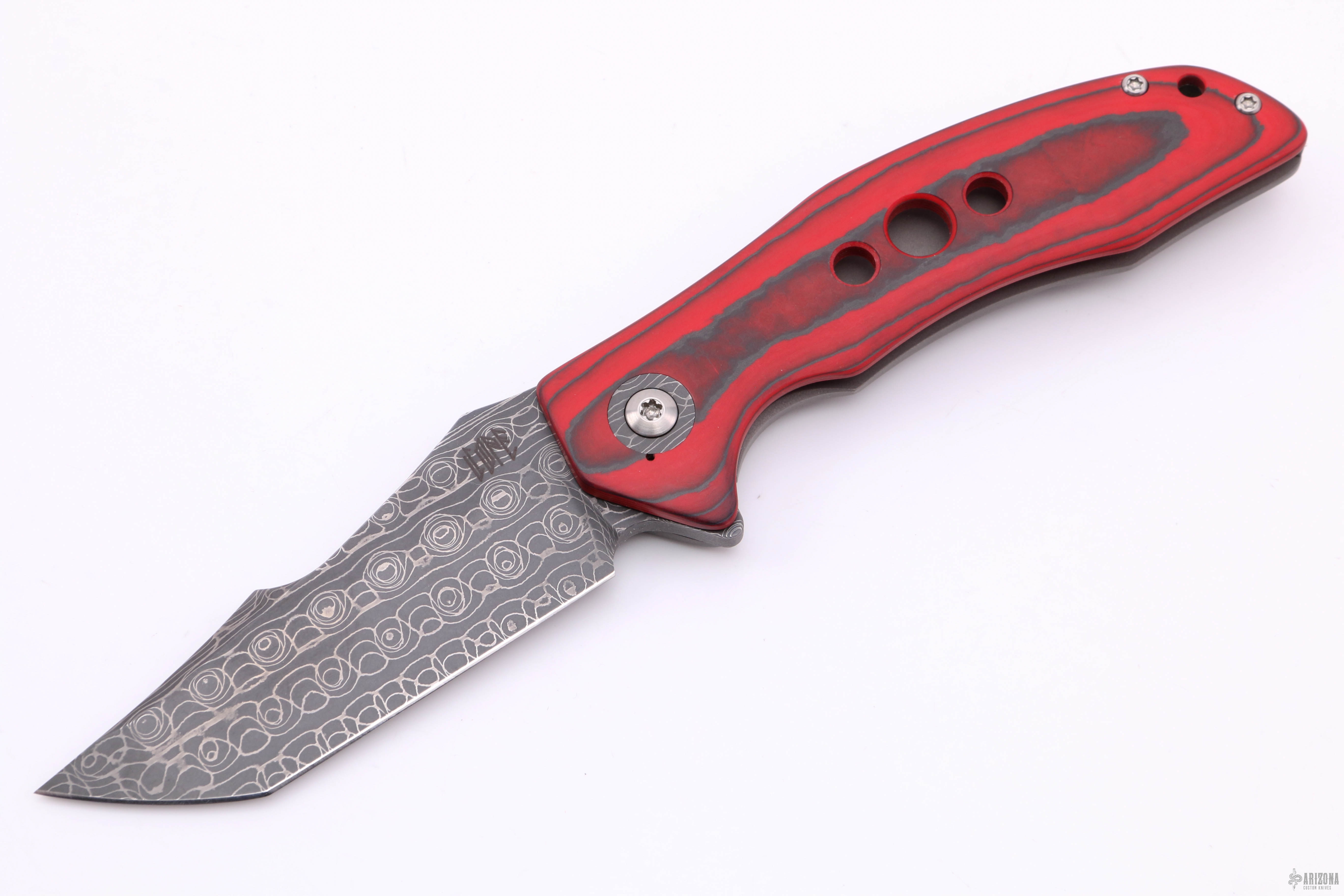T22 - Carbo Quartz and Damascus - Arizona Custom Knives