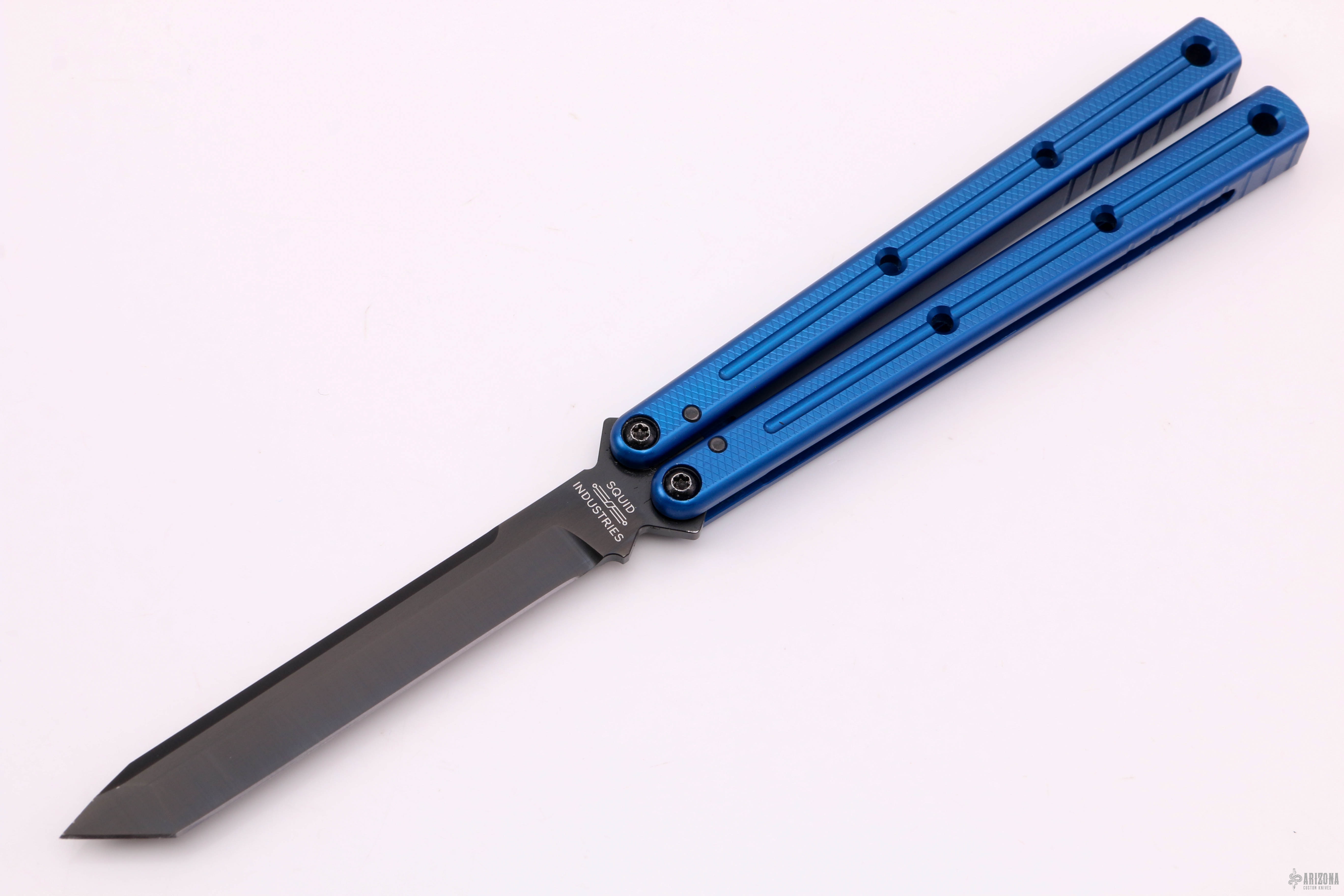Krake Raken - Inked Blue - Arizona Custom Knives