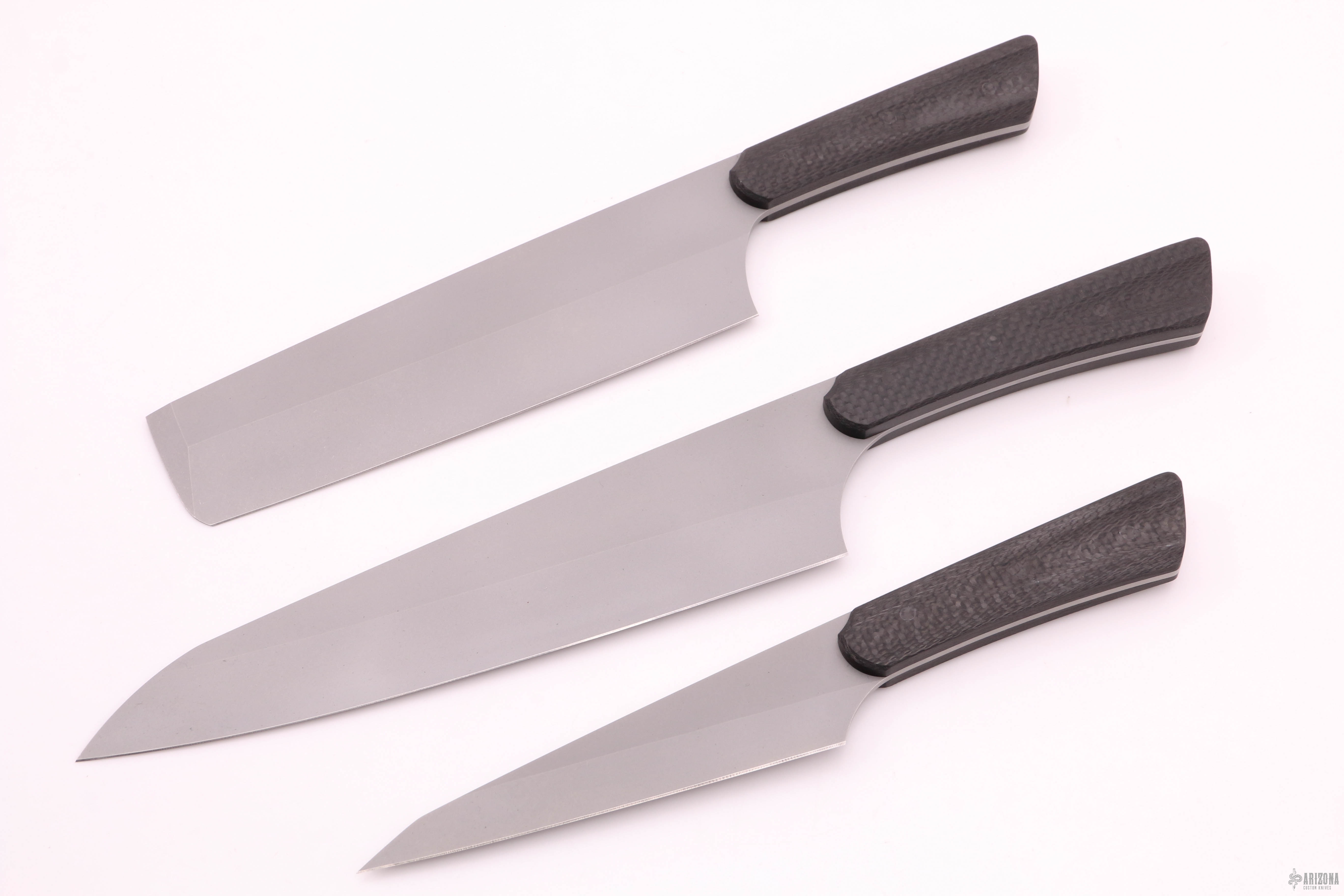 Tactical Kitchen Knives - Set of 3 - Arizona Custom Knives