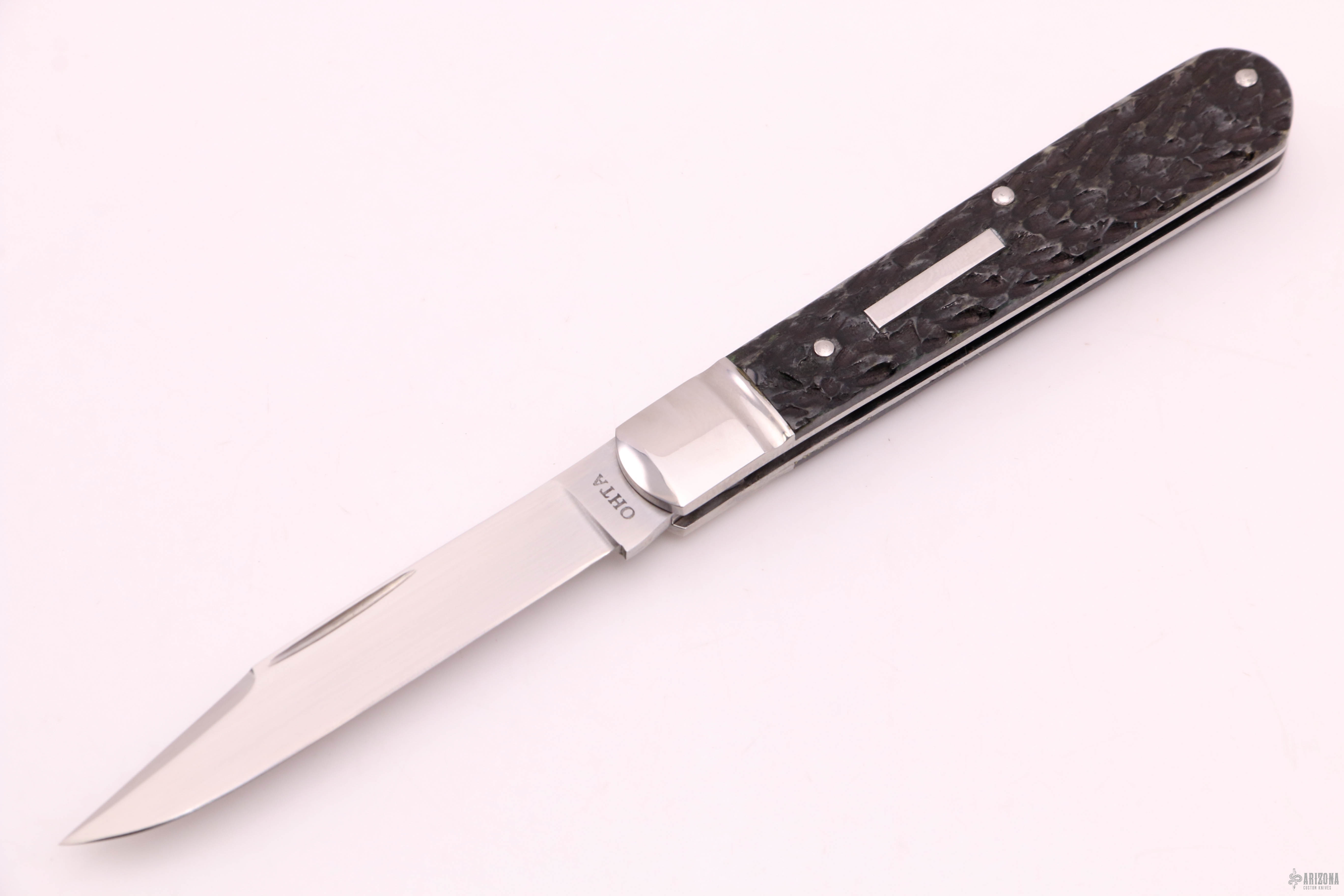 【予約販売】本 Slipjoint Bone Jigged - Knives Custom Arizona 工芸品