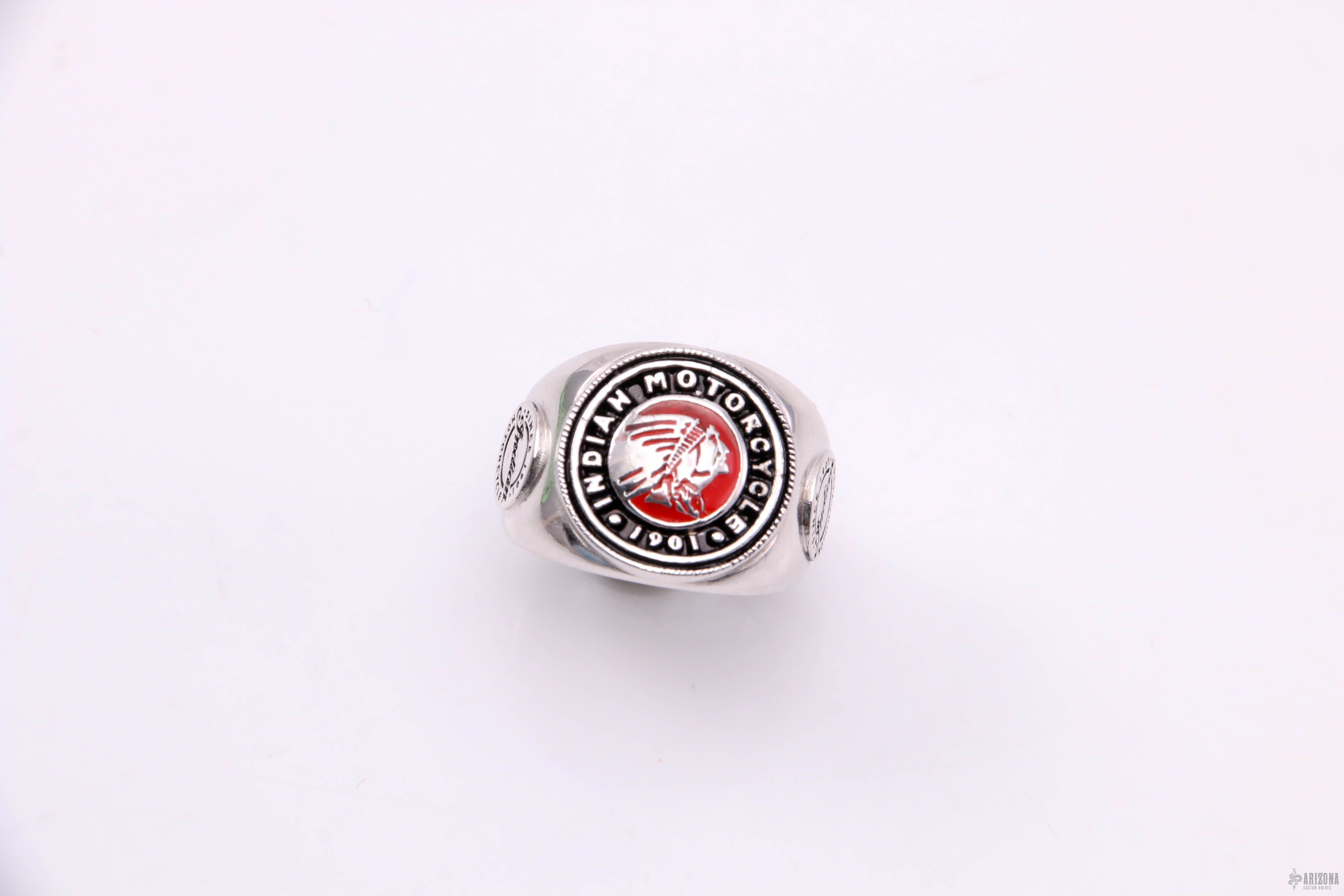 Indian Motorcycle Ring Size12.5 Arizona Custom Knives