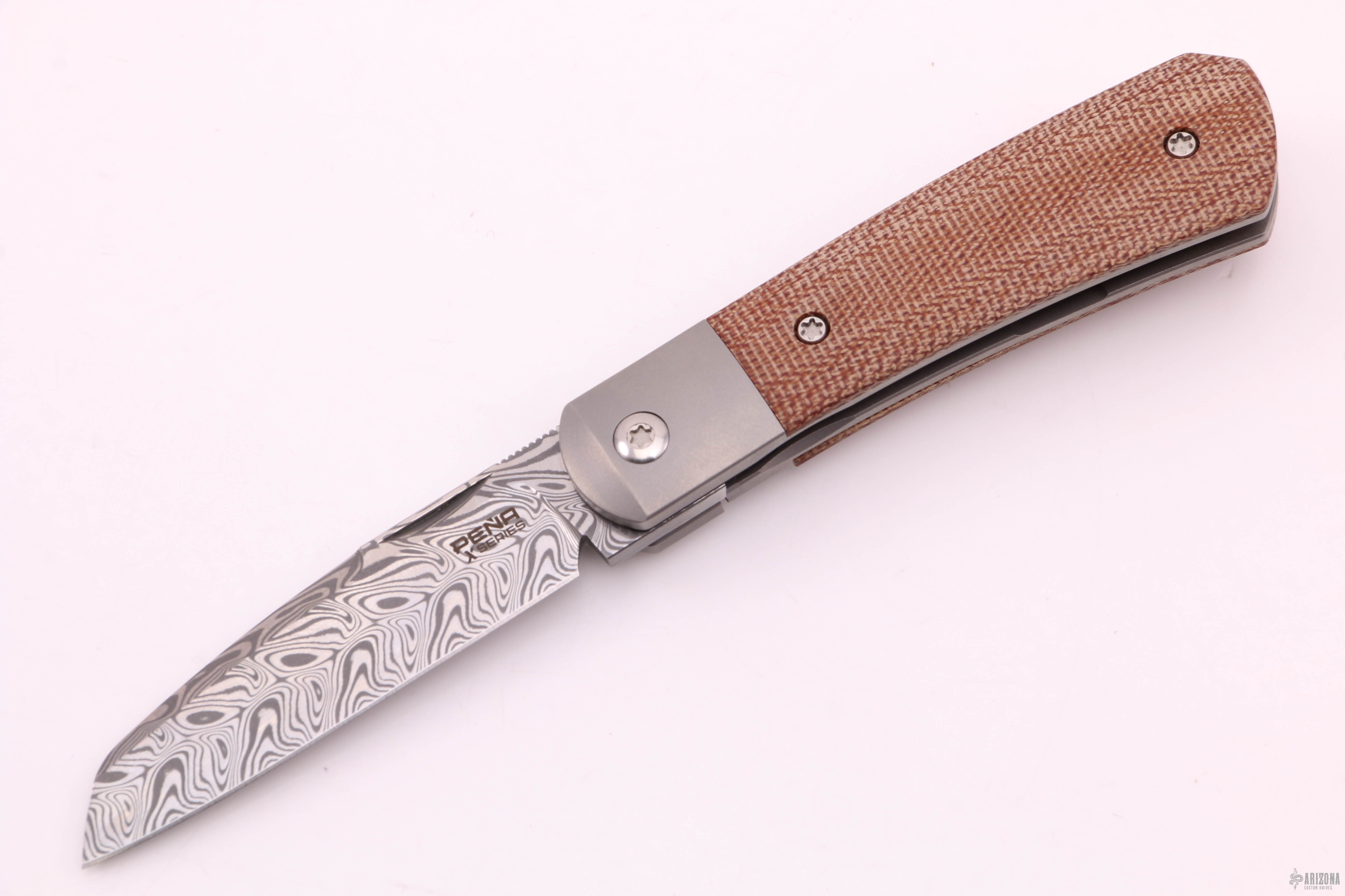 X-Series Front Flipper Apache - Damasteel - Arizona Custom Knives