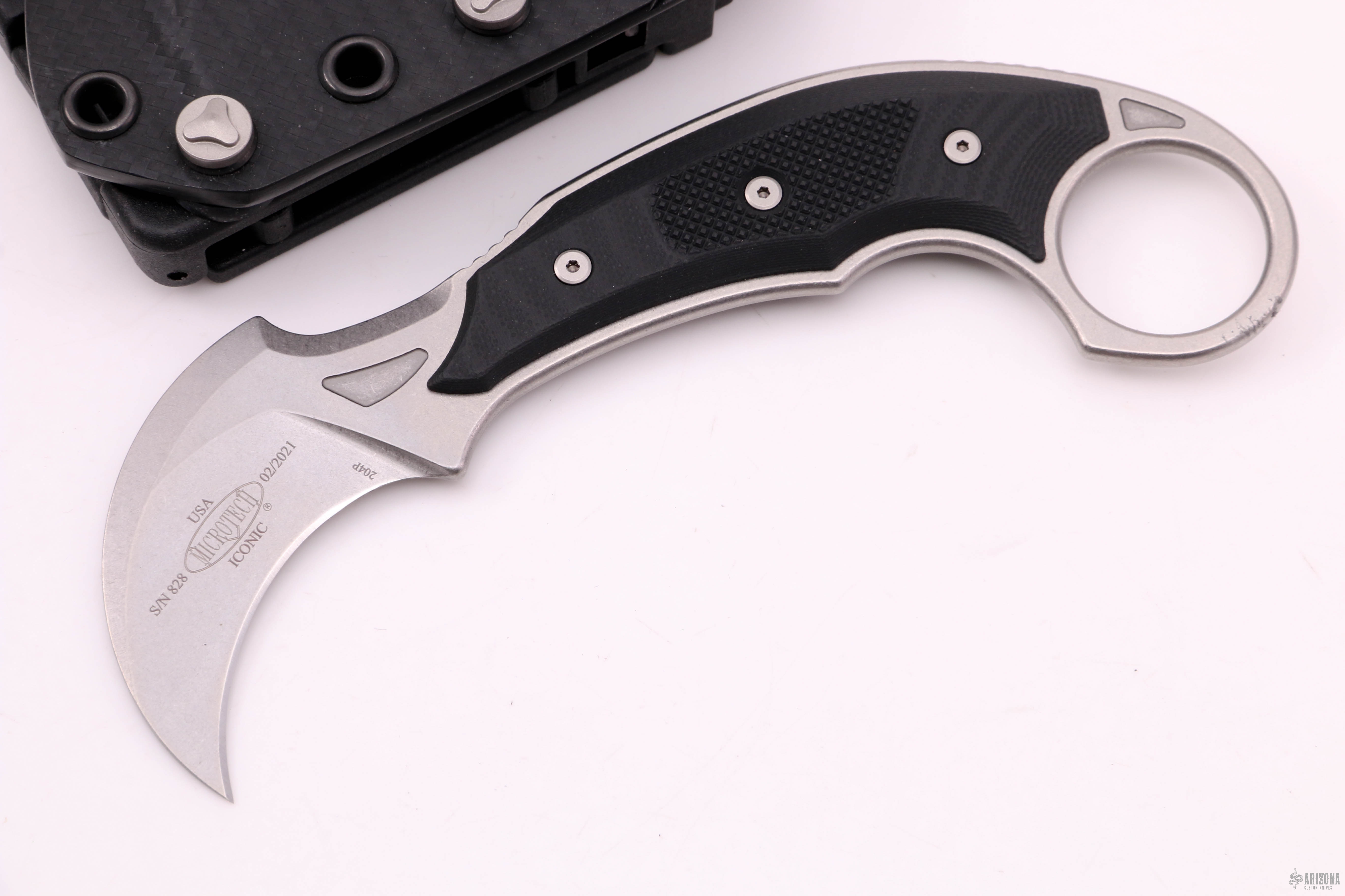 118-10R Bastinelli Iconic Karambit Fixed Blade - Arizona Custom Knives