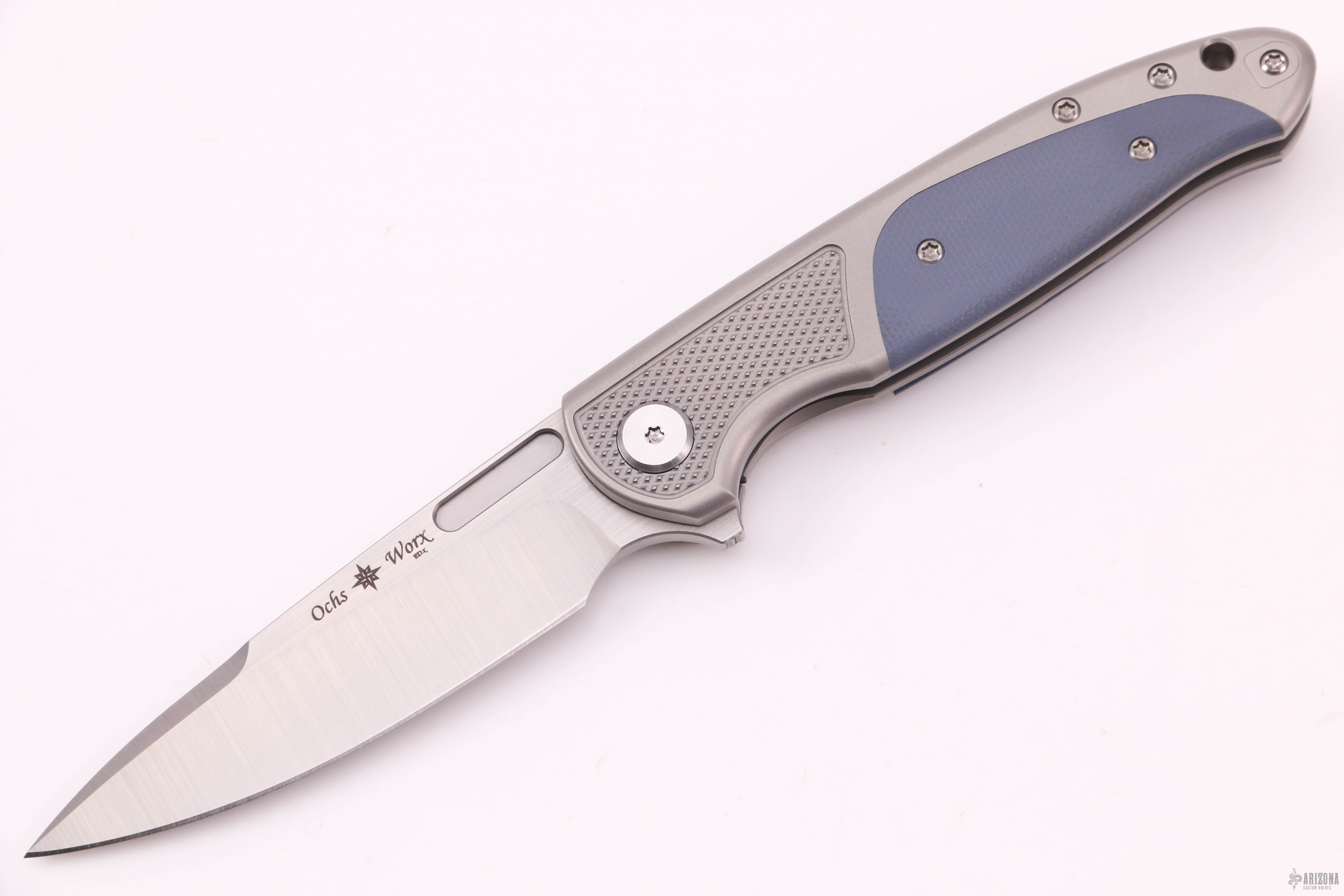 Osprey EDX Slate Blue G10 Arizona Custom Knives